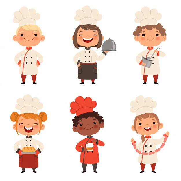 Culinary arts occupations illustration.