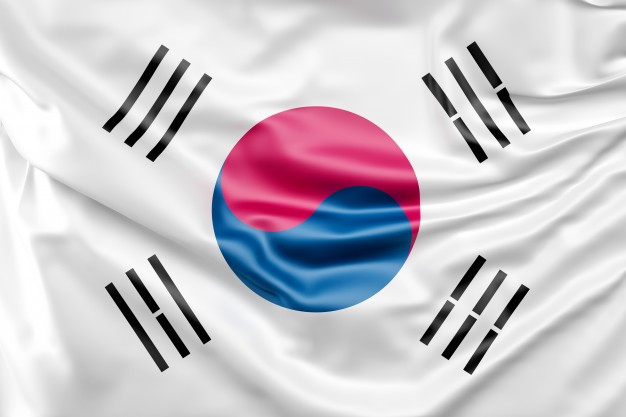 South Korea flag.